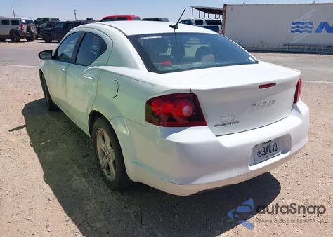 2013 Dodge Avenger Se from USA, damaged, VIN 1C3CDZAB1DN529878